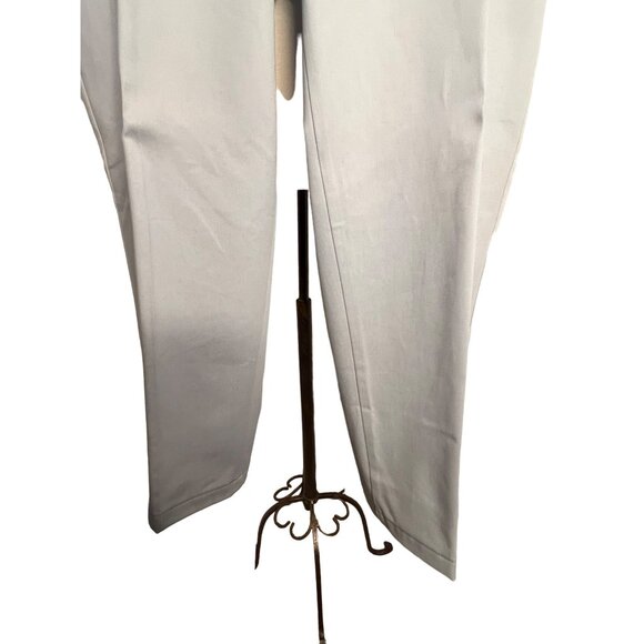 Lands End men’s dress pants size 38 traditional fit light gray flat front pocket - Picture 15 of 16